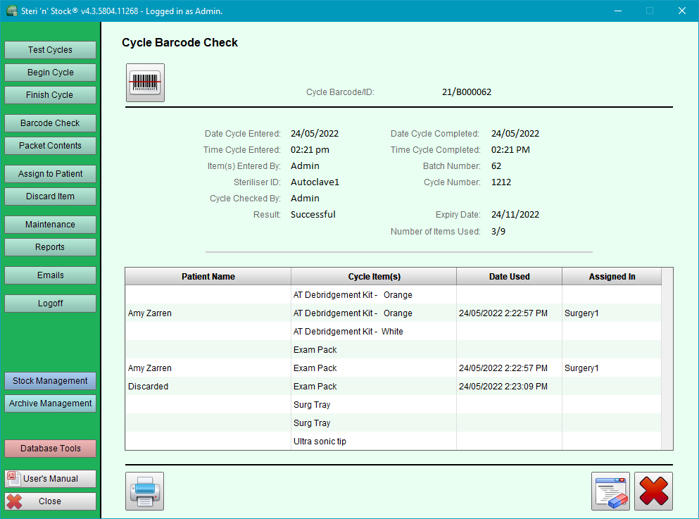 Steri Tracking