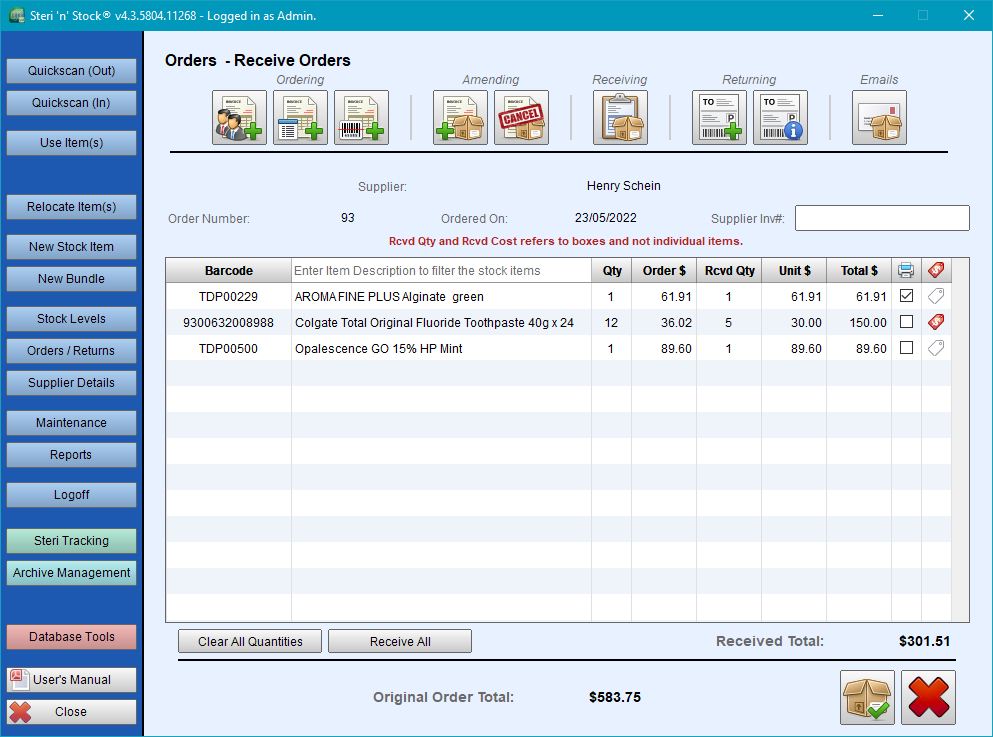 Stock Management